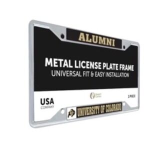 University of Colorado Buffaloes Alumni Metal License Plate Frame Desert Cactus